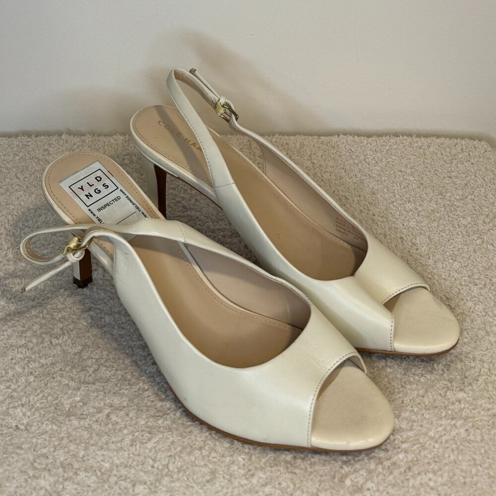 Cole Haan Slingback Peep Toe Pumps
